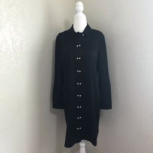 Ann Taylor dress with double pearl buttons